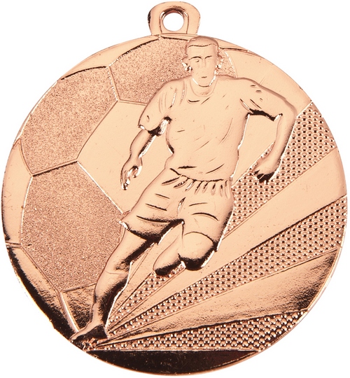 MEDAILA MD112 FUTBAL 50 mm BRONZ