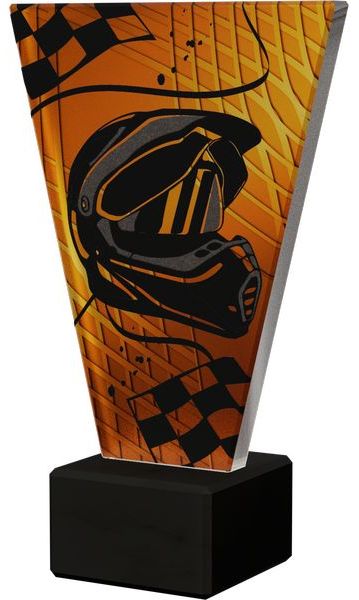 TROFEJ-SKLO-VL1/MOT veľkosť C 17,5 cm