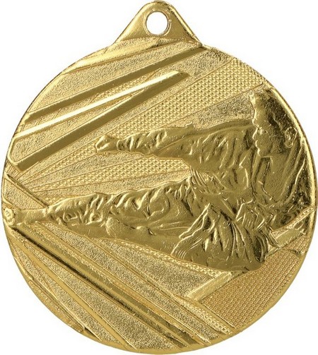 MEDAILA ME002 50 mm ZLATÁ KARATE