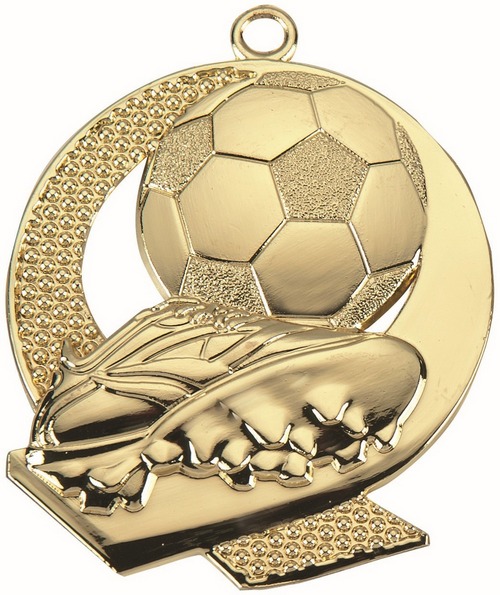 MEDAILA ME 053 FUTBAL ZLATÁ 50 mm 