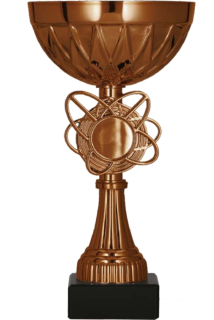 POHÁR NT980 BRONZOVÝ 17 cm